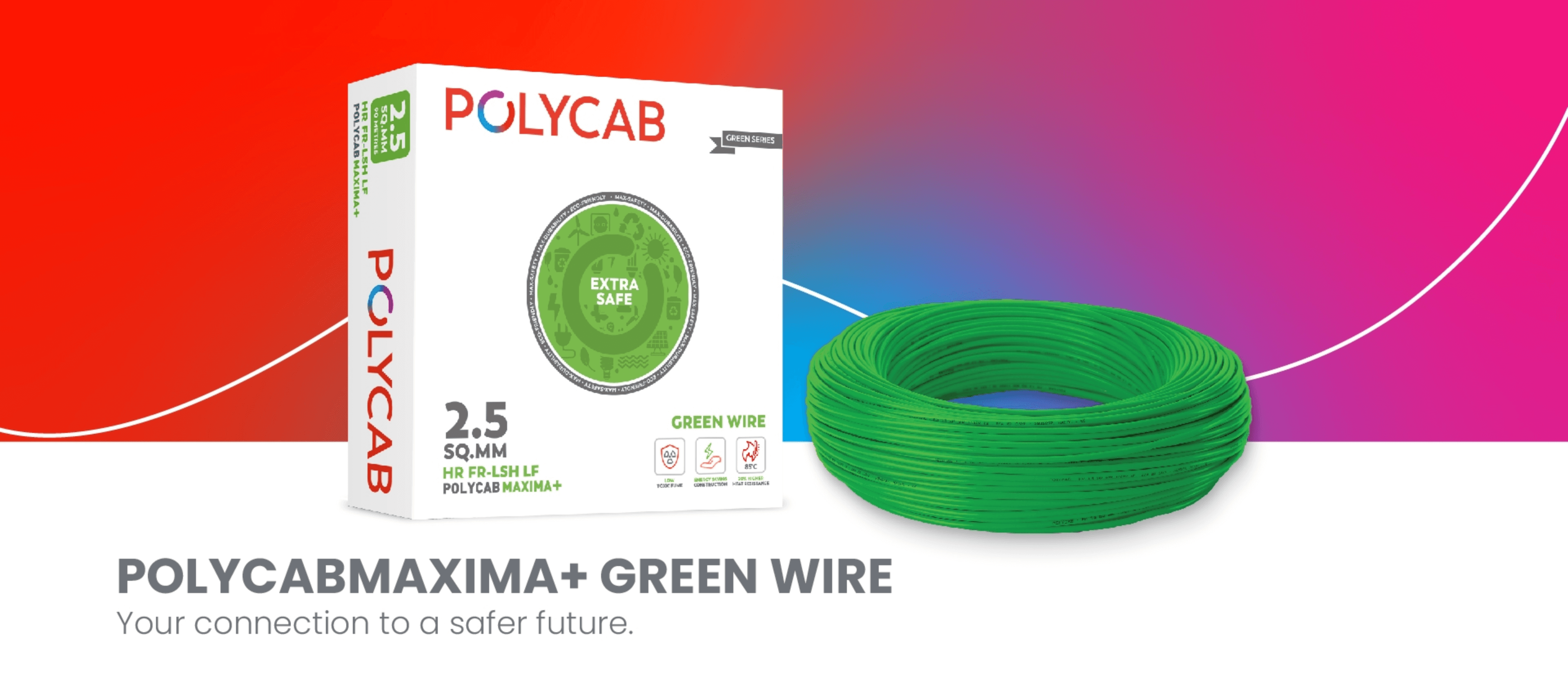 POLYCABMAXIMA+ GREEN WIRE
