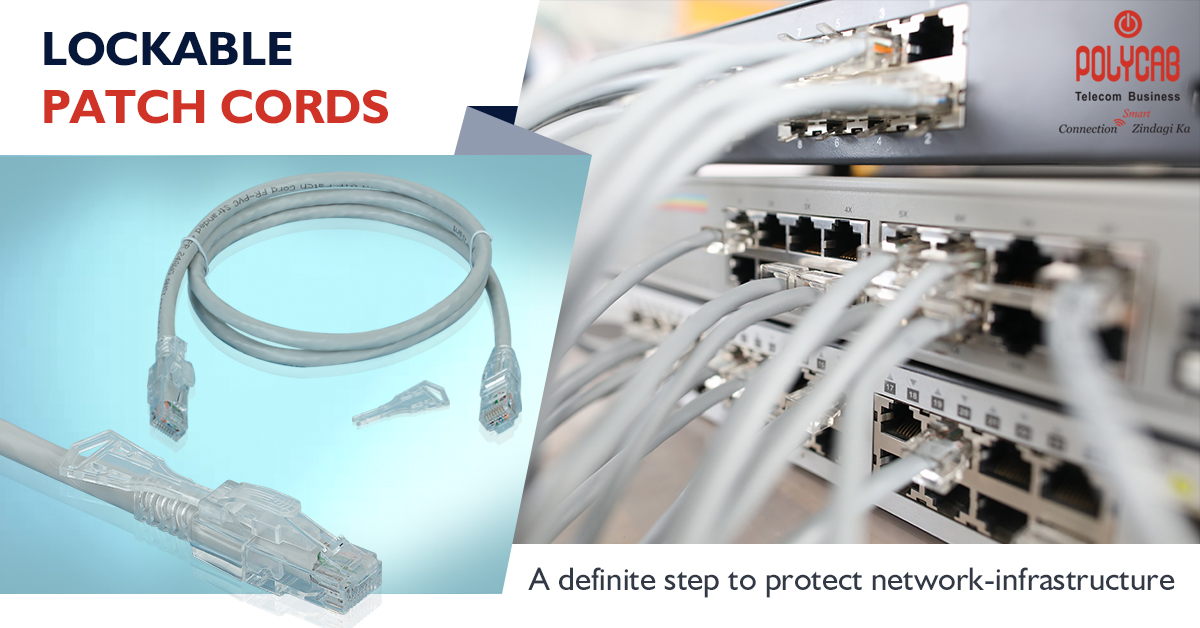 Secured lockable patch cords a definite step to protect network infrastructure