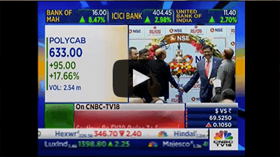 Polycab coverage cnbc tv18
