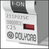 Polycab MCB on-off indication